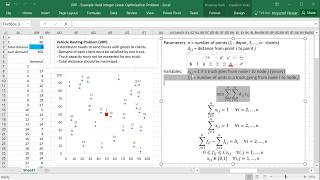 Vehicle Routing Problem VRP  Example Hard MixedInteger Linear Programming MILP Problem [upl. by Amjan]