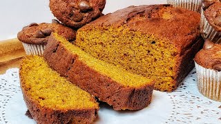 Moist Pumpkin Bread  Easy Recipe [upl. by Thetos748]