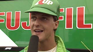 Michael Schumachers F1 Debut  1991 Belgian Grand Prix [upl. by Molahs956]