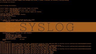 Syslog  Event Logging Overview [upl. by Yelyab]