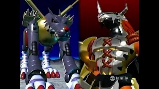 DIGIMON  Agumon and Gabumon Warp Digivolution 1080p [upl. by Tirzah804]