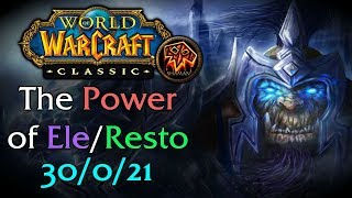 The Power of EleResto Shaman in WoW Classic 30021 [upl. by Aeneg]