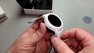 Smartwatcher Senioren Smartwatch Notruf Uhr Unboxing DEUTSCH [upl. by Ofella]