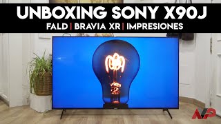 Sony X90J unboxing y primeras impresiones [upl. by Adnomar]