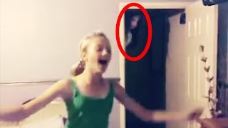 10 CREEPY Ghost Sightings Caught on Tape [upl. by Aillemac]