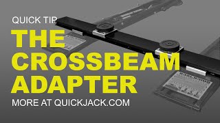 More QuickJack Accessories The Crossbeam Adapter [upl. by Darleen]