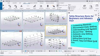 Tekla Structure Basic for Beginners and Advance Users [upl. by Herrick]