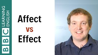 Affect vs Effect  English In A Minute [upl. by Ahsinel788]