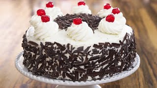 Black Forest Cake Recipe [upl. by Acenahs]