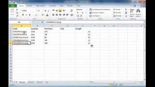 Excel LEN Function [upl. by Ahsemit489]