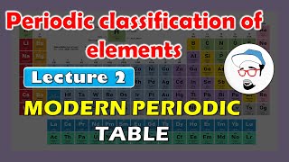 The Modern Periodic Table  Periodic classification of elements Class 10 SSC CBSE [upl. by Fatma65]