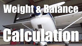 Cessna 172  Weight and Balance Calculation [upl. by Allehs]