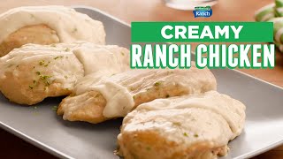 Creamy Ranch Chicken  Slow Cooker [upl. by Mohandas787]