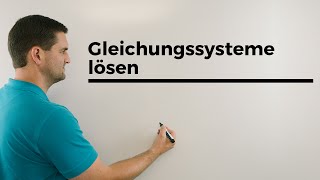 Gleichungssysteme lösen Anfänge Vokabeln LGS lösen  Mathe by Daniel Jung [upl. by Niwrud]