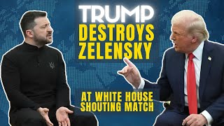 Trump Humiliates Zelensky Publicly Flips Script Of Ukraine War [upl. by Elletnuahs]