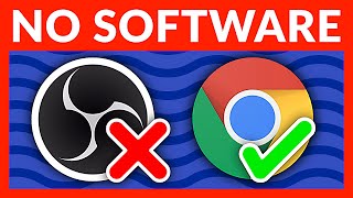 How to live stream without software  OBS alternative [upl. by Aihsemaj]