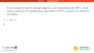 Física  Ejercicio de termodinámica [upl. by Nnaasil305]