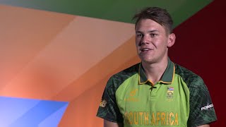 ICC U19 CWC Get to know South Africas Gerald Coetzee [upl. by Ahasuerus]