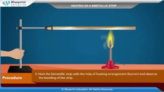 Heating a Bimetallic Strip [upl. by Wardlaw]