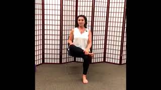 Seated Pigeon Pose [upl. by Yelhak]