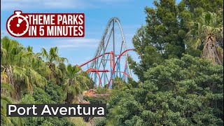 PortAventura World Spain  Theme Parks in 5 Minutes [upl. by Fraya619]