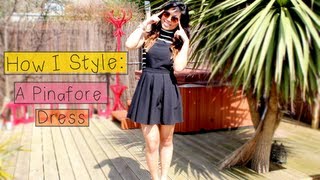 How I Style A Pinafore Dress [upl. by Ayk]