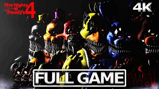 FIVE NIGHTS AT FREDDYS 4 Full Gameplay Walkthrough  No Commentary 【FULL GAME】4K 60FPS Ultra HD [upl. by Jaeger276]