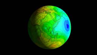 Geoid AnimationMap of Earths Gravity [upl. by Gwennie238]