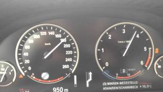 BMW 520d Touring F11 184 PS 0220 kmh Launch Control [upl. by Hayifas]