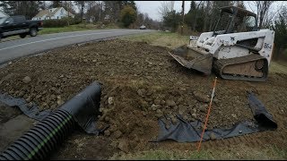 Installing a driveway entrance [upl. by Lerad]