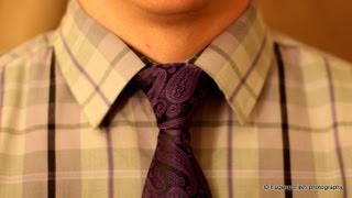 How to tie a tie  made simple Half  Windsor Knot [upl. by Dionis859]