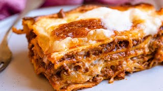 Lasagne al Forno Italian Beef Lasagna [upl. by Eelyahs]