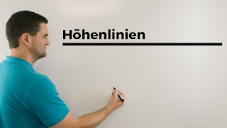 Höhenlinien Gradient Vektorfeld Vektoranalysis Unimathematik Erklärvideo  Mathe by Daniel Jung [upl. by Enilaf]