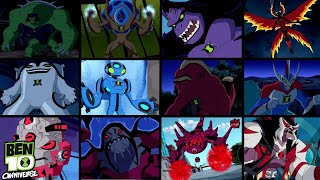 BEN 10 ULTIMATE FORMS TRANSFORMATIONS [upl. by Anillek]