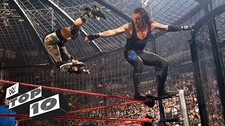 Elimination Chamber Match eliminations WWE Top 10 [upl. by Killarney]