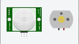 Tinkercad  Arduino Lesson 15 Motors and Sensors [upl. by Yurik99]