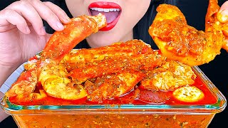 ASMR GIANT DESHELLED KING CRAB amp SHRIMP SEAFOOD BOIL MUKBANG  Eating Show  ASMR Phan [upl. by Daven]