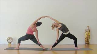 Partner Yoga FULL CLASS 50 minutes to build trust intimacy and connection [upl. by Candi46]