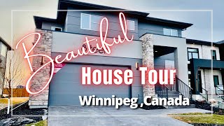 Tour Inside a 650000 House in Winnipeg Canada  Canada House Tour  Homes in Canada [upl. by Lamarre]