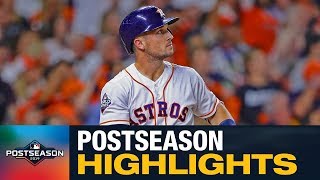 Alex Bregman 2019 MLB Postseason Highlights Young Astros stud has 4 home runs 12 RBIs in October [upl. by Euh251]