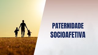 Paternidade socioafetiva [upl. by Doss]