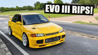 First Pulls in the EVO III  Street Testing the New Turbo [upl. by Pickens796]