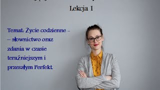 Niemiecki od poziomu A2 Lekcja 1  ALLTAG [upl. by Fanchon]