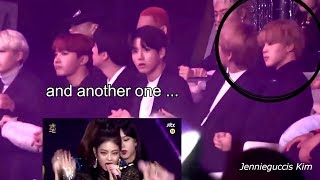 Jenmins Real Moments BTS Jimin  BLACKPINK Jennie [upl. by Aeila]