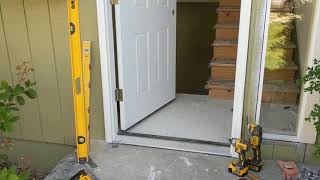 Jeld Wen Front Door Installation  Really crappy products and craftsmanship PART 1 [upl. by Whitehouse]