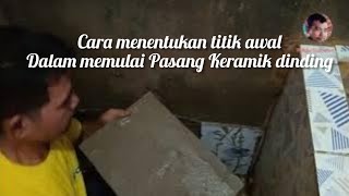 Cara Pasang Keramik Dinding Kamar Mandi [upl. by Enahsal]