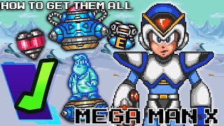 The DEFINITIVE Guide to Mega Man X1  All Items amp Upgrades Least Backtracking [upl. by Ardnot]