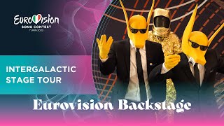 Eurovision Backstage  Day 6 Intergalactic Stage Tour  Eurovision News from Turin 2022 [upl. by Willett970]