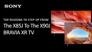 Sony  Top Reasons To Step Up From The X85J To The X90J BRAVIA XR TV [upl. by Eilesor291]