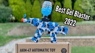 AKM47 Gel Blaster Review  It stings [upl. by Nylle]